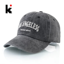 Load image into Gallery viewer, Denim Baseball Cap With Embroidery Letters Snapback .
