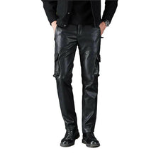 Load image into Gallery viewer, Leather pants for men
