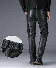 Cargar imagen en el visor de la galería, Leather pants online shopping
