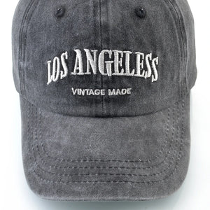 Denim Baseball Cap With Embroidery Letters Snapback .