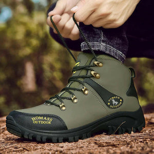 RUMDAX Hiking Shoes Waterproof Boots Outdoor Sports Shoes Snow Boots for Men Hiking Boots Men's Winter Warm Boots.