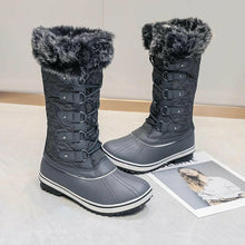 Cargar imagen en el visor de la galería, New 2023 Winter Boots Women Snow Boots Winter Shoes Warm Thick Fur Non-slip Waterproof High Boots Woman Shoes Big Size 36-42.
