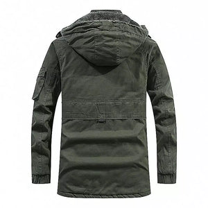 DIMUSI Winter Men's Jackets Fashion Fleece Warm Winbreaker Jackets Male Outdoor Thicken Military Thermal Hooded jackets Clothing.