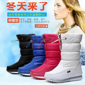 Women Snow Boots Platform Winter Boots Thick Plush Waterproof Non-slip Boots Fashion Women Winter Shoes Warm Fur Botas mujer.