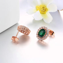 Load image into Gallery viewer, Wedding Jewelry Set For Women Rose Gold Color 3pcs set.
