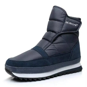 Men boots 2023 warm plush winter shoes fashion waterproof ankle boots non-slip men winter snow boots size 38 - 45.