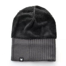Load image into Gallery viewer, Winter Hats For Men Knitted Wool Solid Color Beanie Hat Men&#39;s Warm Skullies Cap Knitting Doulbe Layer Thick Outdoor Ski Bonnet.
