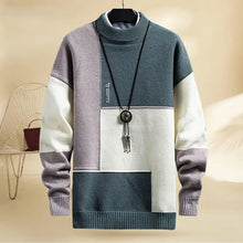Cargar imagen en el visor de la galería, 2023 Trendy Spring Sweater Loose Thermal Thick Streetwear Men Winter Sweater Knitted Sweater Men  Christmas Sweater.
