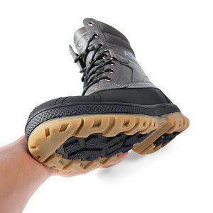 Outdoor  Winter Snow Work Boots for Men . Waterproof Slip-Resistant  Shoes
