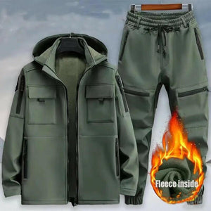 Men's Winter Fall Set Waterproof Suits Fishing Climbing Trekking Coat Softshell Tracksuit Hiking Pants Jackets Camping Trousers.