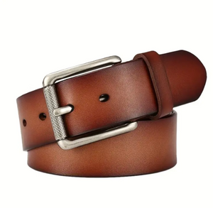Genuine Leather Pin Buckle Belts.