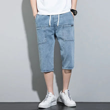 Load image into Gallery viewer, Men&#39;s Denim Short Jeans Fashion Streetwear Hip Hop .
