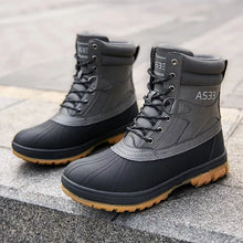 Cargar imagen en el visor de la galería, Outdoor  Winter Snow Work Boots for Men . Waterproof Slip-Resistant  Shoes
