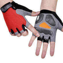 Load image into Gallery viewer, HOT Cycling Anti-slip Anti-sweat Men Women Half Finger Gloves Breathable Anti-shock Sports Gloves Bike Bicycle Glove.
