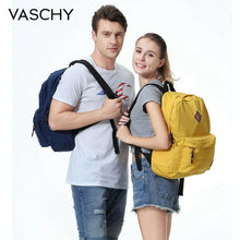 Load image into Gallery viewer, VASCHY Men Women Backpack College High Middle School Bags for Teenager Boy Girls Travel Backpacks Mochila Rucksacks.

