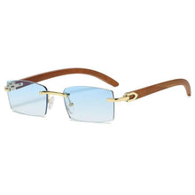 Load image into Gallery viewer, CATERSIDE New Punk Rimless Rectangle Sunglasses Men/women 2021 Fashion Vintage Trendy Small Frame Sun Glasses Frameless Eyewear UV400.
