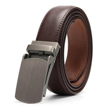 Cargar imagen en el visor de la galería, [DWTS]Belt Male Men&#39;s belt  Genuine Leather Strap luxury brand Automatic Buckle Belts For Men Belts Cummerbunds  cinturon hombre.
