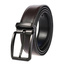 Load image into Gallery viewer, MEDYLA Genuine Leather For Men High Quality Black Buckle Jeans Belt Cowskin Casual Belts Business Belt Cowboy Waistband 3.5cm.
