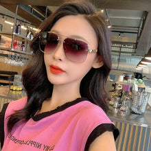 Load image into Gallery viewer, 2021 New Fashion Sunglasses For Men Trend Retro Square Sunglasses Womens Personality Large Elegant Elite Glasses Luxury Gafas.
