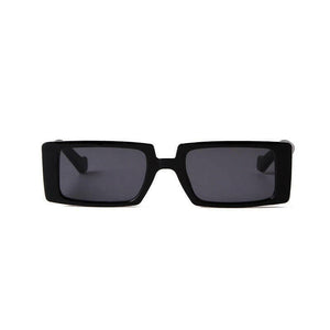 WHO CUTIE Trendy Rectangle Sunglasses Women 2020 Brand Design Black Thick Frame Fashion 90s Cool Sun Glasses Shades Female S186B.