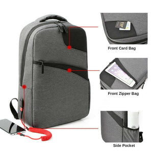 New Business Backpack Men USB Charging Design Business Men Backpack Travel Backpack Men Patchwork Nylon Bag Laptop Backpack Men.