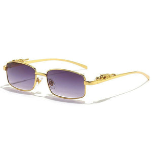 CATERSIDE New Punk Rimless Rectangle Sunglasses Men/women 2021 Fashion Vintage Trendy Small Frame Sun Glasses Frameless Eyewear UV400.